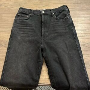 AGOLDE black womens jeans in size 28